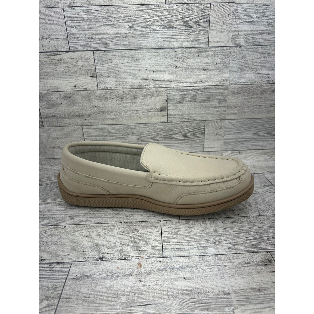 My Slippers My Pillow Women Size 7 Leather Moccasin Slippers Cream 74468-03 - Picture 11 of 16